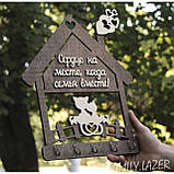 Ключниця настінна, Ключниця, настінна ключниця з дерева (02), фото 2