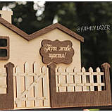 Ключниця настінна, Настінна ключниця з дерева, Ключниця (05), фото 2