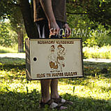 Мангал розбірний з індивідуальним надписом на 10 шампурів - Найкращому сватові, фото 5