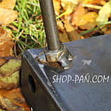 Мангал-валіза 3 мм на 6 шампурів, розкладна жаровня-гриль, фото 7