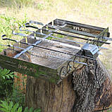 Автоматична шашличниця з неіржавкої сталі SHOP-PAN на 8 шампурів, фото 8