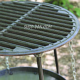 Решітка-гриль для саджа чавунна, фото 2