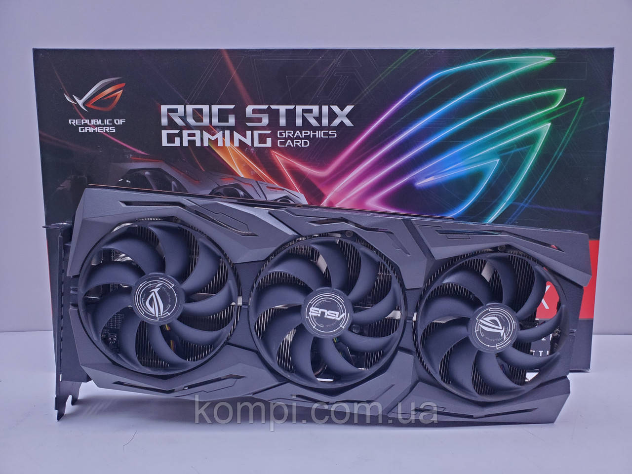 Відеокарта Asus ROG Strix RX 5700XT 8GB (8GB, GDDR6, 256 BIT, PCI-E 4.0, Б/у)