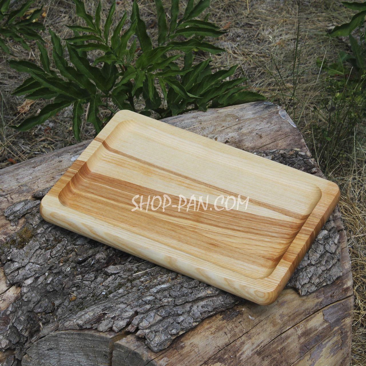 Кухонна дошка для подачі страв 20х30 см, прямокутна, двостороння, фото 1