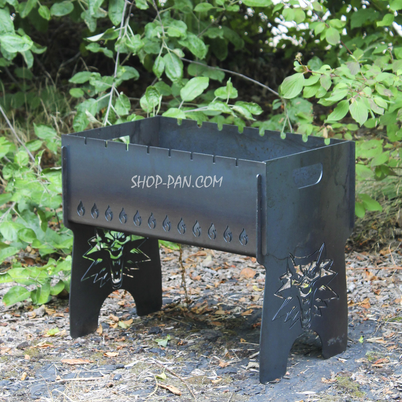 Мангал розбірний на 8 шампурів з індивідуальним гравіюванням, фото 1