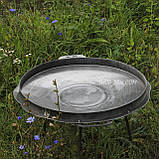 Сковорода з бортом Ромашка 40 см зі справжнього диска борони, фото 9