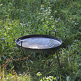 Сковорода 55 см зі справжнього Б/У диска борони з бортом, фото 4