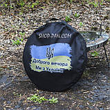 Чохол чорний (оксфорд)/сумка для сковороди з диска борони 80 см, фото 2