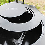 Піч-буржуйка SHOP-PAN 3 мм із варильною поверхнею на дровах для внутрішнього нагрівання приміщень, фото 2