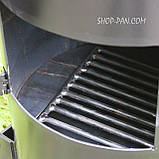 Піч-буржуйка SHOP-PAN 3 мм із варильною поверхнею на дровах для внутрішнього нагрівання приміщень, фото 5