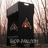 Мангал на 8 шт розбірний високий з індивідуальним гравіюванням - на подарунок, фото 8