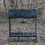 Мангал на 8 шт розбірний високий з індивідуальним гравіюванням - на подарунок, фото 9