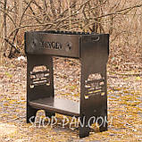 Мангал на 8 шт розбірний високий з індивідуальним гравіюванням - на подарунок, фото 10