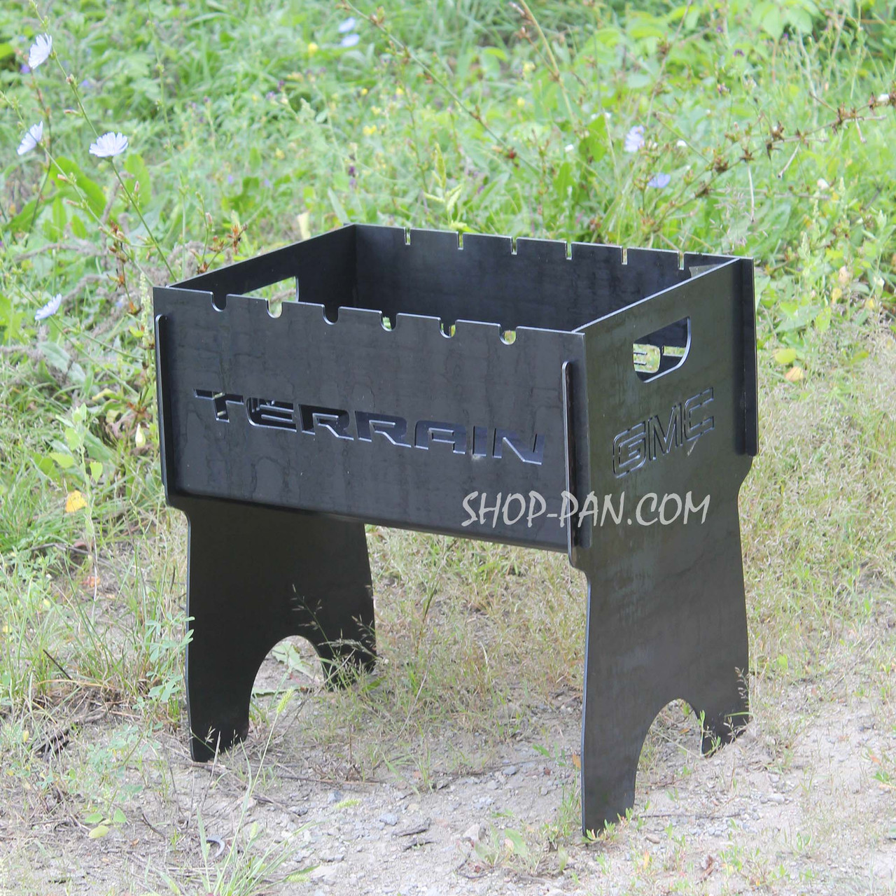 Мангал розбірний подарунковий на 6 шампурів - gms, фото 1