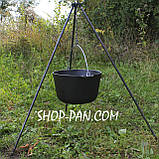 Казан чавунний Похідний 10 л, фото 3