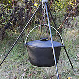 Казан чавунний Похідний 10 л, фото 8