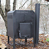 Буржуйка 3 мм SHOP-PAN для обігріву та приготування їжі, фото 7