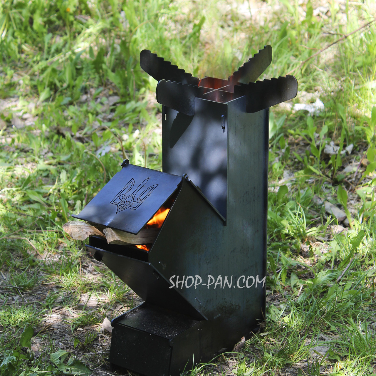 Турбопіч для кемпінгу 2 мм Велика, фото 1