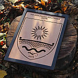 Фарбована металева табличка з гравіюванням, фото 4