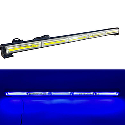 Автомобільний Led ДХО стробоскоп синього кольору 12-24 вольт 74 см