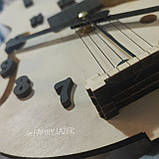 Дерев'яний годинник-гітара, фото 2