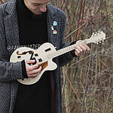 Дерев'яний годинник-гітара, фото 3