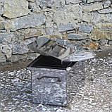 Коптильня гарячого копчення з неіржавкої сталі 305х450х280 1.5 мм, фото 2