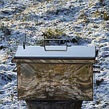 Коптильня гарячого копчення з неіржавкої сталі 305х450х280 1.5 мм, фото 4