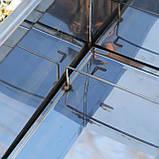 Коптильня гарячого копчення з неіржавкої сталі 305х550х280 1.5 мм, фото 3