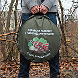 Чохол зелений (оксфорд)/сумка для сковороди з диска борони 80 см, фото 4