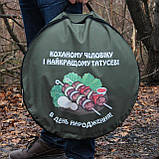 Чохол зелений (оксфорд)/сумка для сковороди з диска борони 80 см, фото 3
