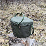 Чохол зелений (оксфорд) на казан туристичний, фото 2