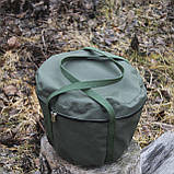 Чохол зелений (оксфорд) на казан туристичний, фото 4
