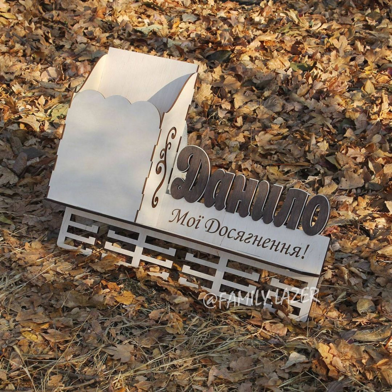 Тематична медальниця з вашим видом спорту 06, Медальниця з полицею, фото 1