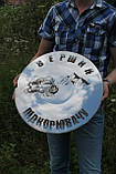 Лазерне гравіювання на кришку з неіржавкої сталі 40 см, фото 3