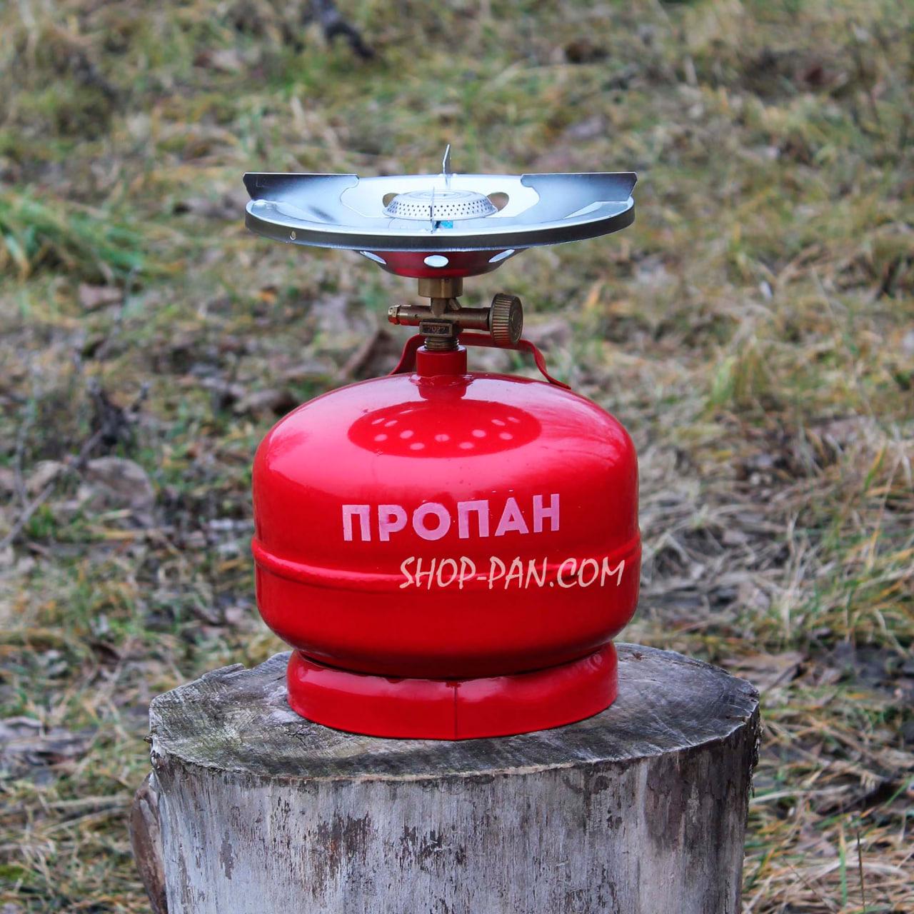 Примус кемпінг 5 л, газовий пальник, фото 1