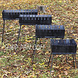 Чохол чорний (оксфорд) для мангала-валізана на 12 шампурів, фото 7