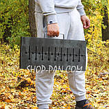 Чохол чорний (оксфорд) для мангала-валізана на 12 шампурів, фото 8