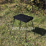 Чохол чорний (оксфорд) для мангала-валізана на 12 шампурів, фото 9