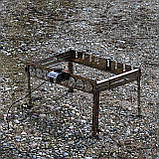 Автоматична шашличниця з неіржавкої сталі на ніжках SHOP-PAN на 8 шампурів, фото 2