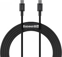 Кабель BASEUS CATYS-C02 Type-C to Type-C Superior Series Fast Charging Data Cable |2м, 5A, 100W| black