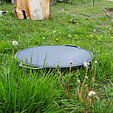 Сковорода чавунна 45 см з підставкою, фото 7