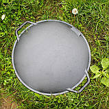 Сковорода чавунна 45 см з підставкою, фото 8