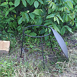 Сковорода чавунна 45 см з підставкою, фото 10