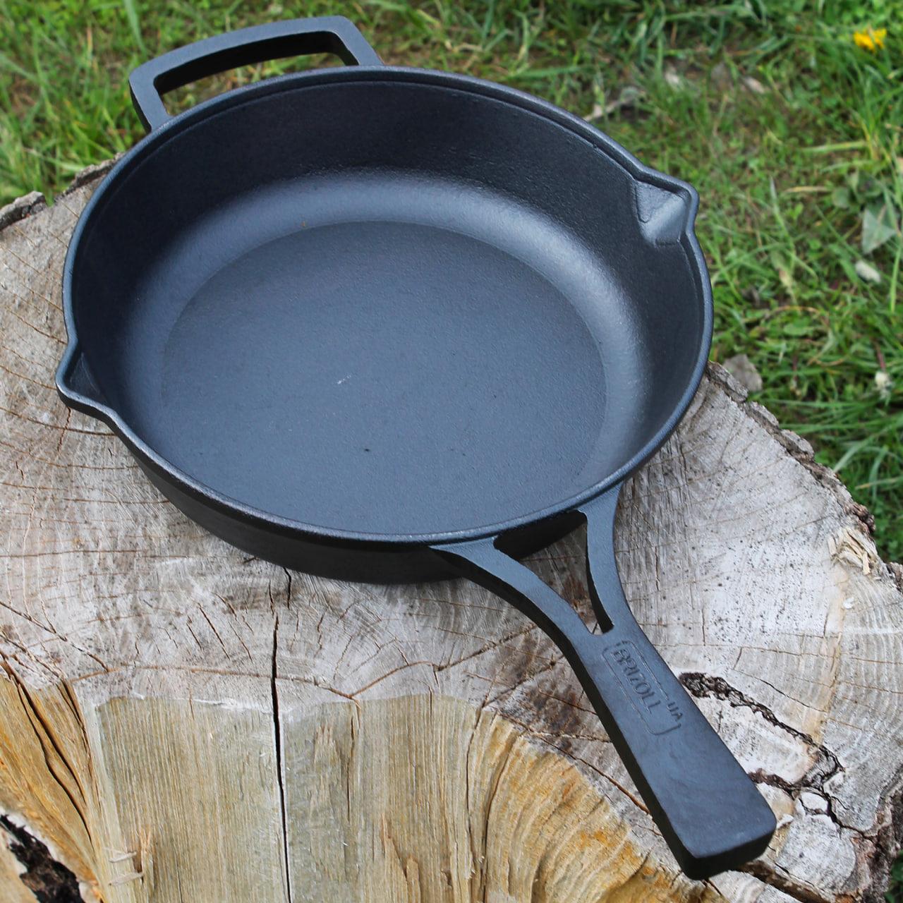 Чавунна сковорода гриль 28 см, фото 1
