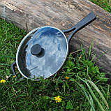 Чавунна сковорода гриль 28 см, фото 2