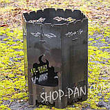 Піч для сковороди/коти з прорізами для шампурів, фото 4