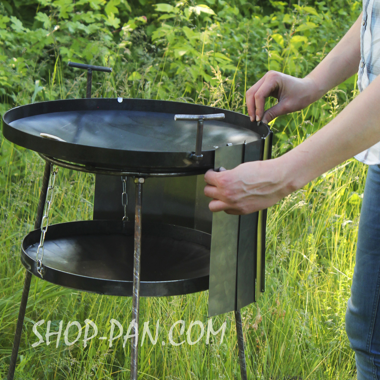 Вітрозахист для сковороди, Вітрозахист для сажання, фото 1