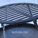 Решітка-гриль для саджа кругла, фото 2