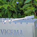 Кочерга з нержавійки 3 мм для сковороди і мангала з гравіюванням, фото 4